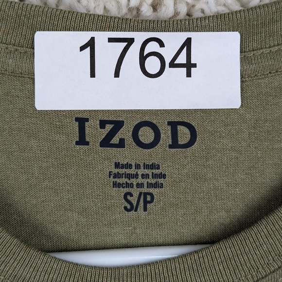 IZOD* Men's‎ Short Sleeve Crew Neck Straight Hem Pullover tee-Shirt~ Size Small - Picture 3 of 11
